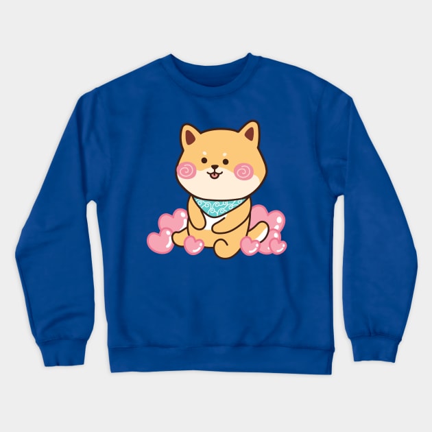 Cute shiba inu akita inu shibainu akitainu Crewneck Sweatshirt by crocozen